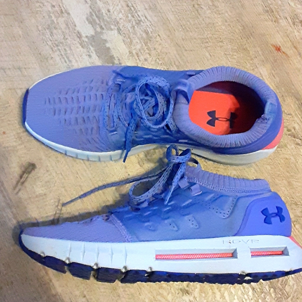 HOVR under armour periwinkle and orange